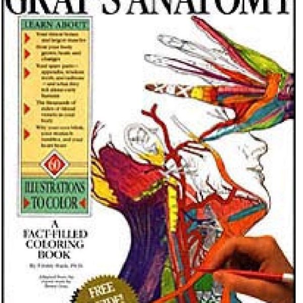 دانلود کتاب Gray's Anatomy : A Fact-filled Coloring Book Start Exploring