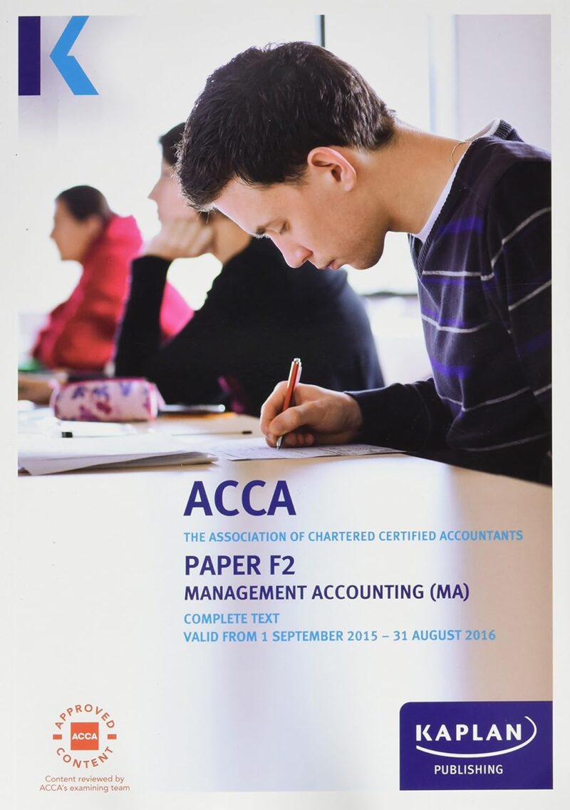 دانلود کتاب ACCA F2: Management Accounting Study Text