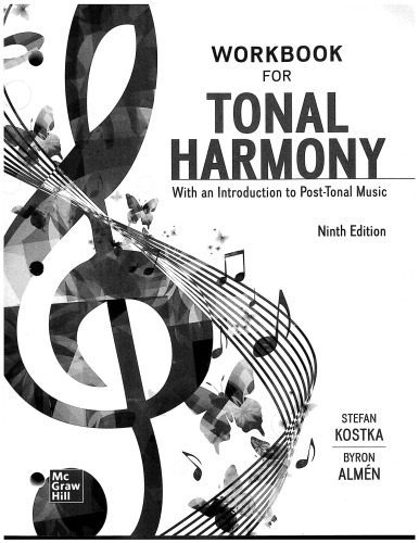 خرید و دانلود نسخه کامل کتاب Workbook for Tonal Harmony 9th Edition