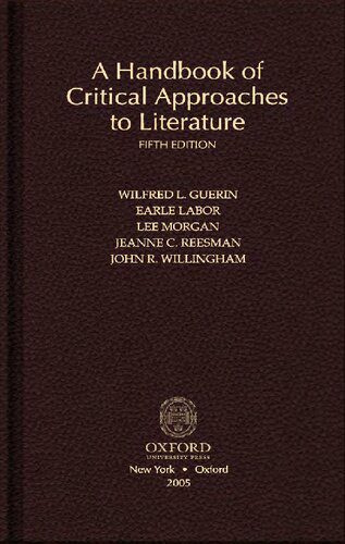 خرید و دانلود نسخه کامل کتاب A Handbook of Critical Approaches to Literature