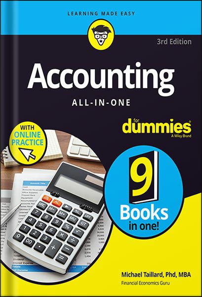 دانلود کتاب فارسی Accounting All-in-One For Dummies + Videos and Quizzes Online by Michael Taillard