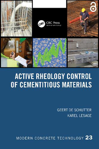 خرید و دانلود نسخه کامل کتاب Active Rheology Control of Cementitious Materials