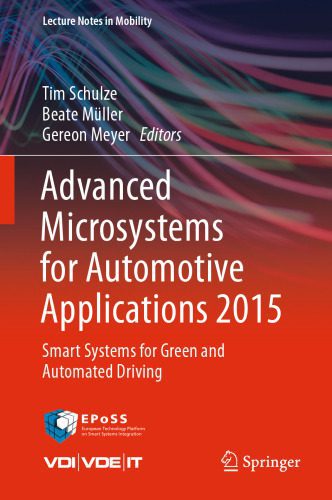 خرید و دانلود نسخه کامل کتاب Advanced Microsystems for Automotive Applications 2015: Smart Systems for Green and Automated Driving