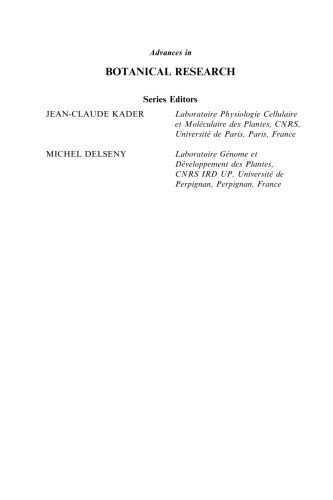 خرید و دانلود نسخه کامل کتاب Advances in Botanical Research, Vol. 50