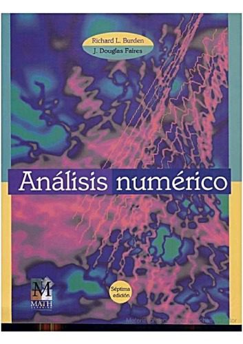 خرید و دانلود نسخه کامل کتاب Análisis Numérico