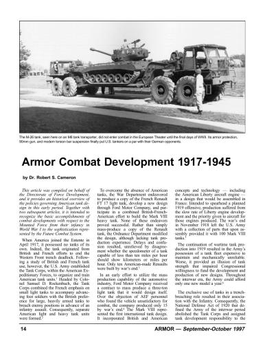 خرید و دانلود نسخه کامل کتاب Armor combat development 1917-1945