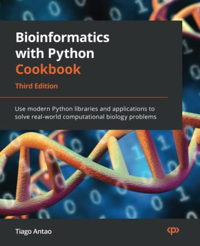 خرید و دانلود نسخه کامل کتاب Bioinformatics with Python Cookbook: Use modern Python libraries and applications to solve real-world computational biology problems, 3rd Edition
