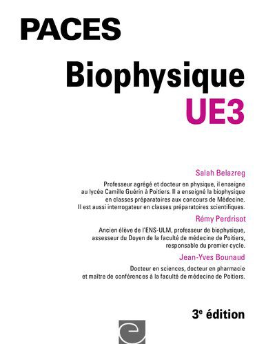 خرید و دانلود نسخه کامل کتاب Biophysique Ue3