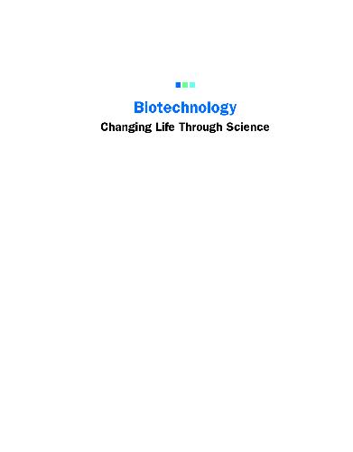 خرید و دانلود نسخه کامل کتاب Biotechnology. Changing Life Through Science