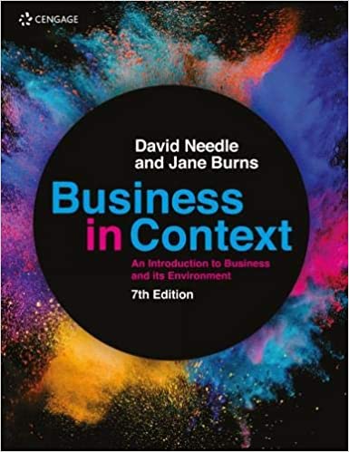 دانلود کتاب فارسی Business in Context: An Introduction to Business and its Environment 7th edition