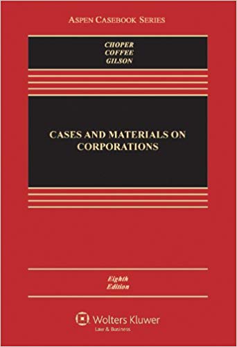 خرید و دانلود نسخه کامل کتاب Cases and Materials on Corporations (8th Edition)