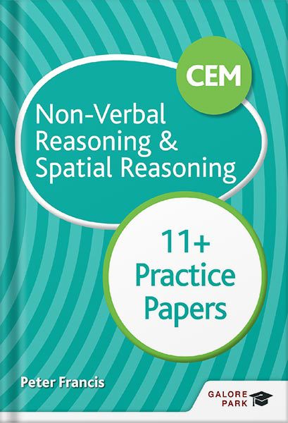 خرید و دانلود نسخه کامل کتاب CEM 11+ Non-Verbal Reasoning & Spatial Reasoning Practice Papers by Peter Francis