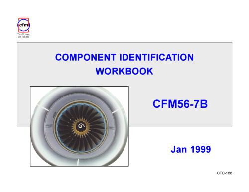 خرید و دانلود نسخه کامل کتاب CFM-56 Component Identification WorkBook
