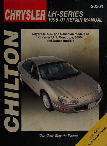 خرید و دانلود نسخه کامل کتاب Chilton’s Chrysler LH-Series 1998-01 Repair Manual