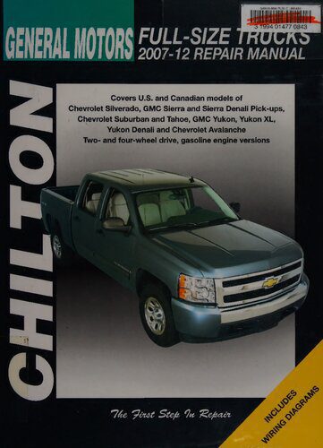 خرید و دانلود نسخه کامل کتاب Chilton’s General Motors Full-Size Trucks 2007-12 Repair Manual