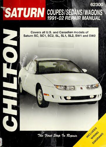 خرید و دانلود نسخه کامل کتاب Chilton’s Saturn Coupes/Sedans/Wagons 1991-2002 Repair Manual
