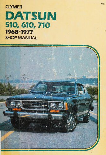 خرید و دانلود نسخه کامل کتاب Clymer Datsun 510, 610, 710, 1968-1977 Shop Manual