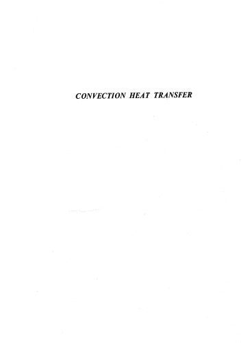 خرید و دانلود نسخه کامل کتاب Convection Heat Transfer