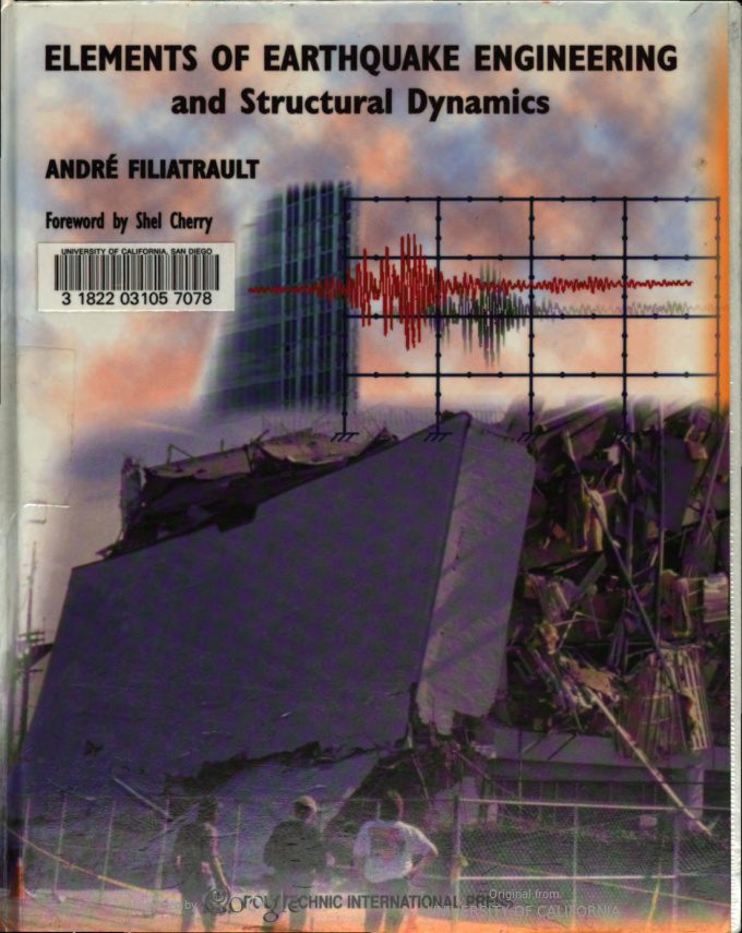 خرید و دانلود نسخه کامل کتاب Elements of earthquake engineering and structural dynamics – Pdf