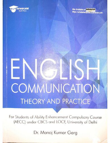 خرید و دانلود نسخه کامل کتاب English Communication Theory And Practice