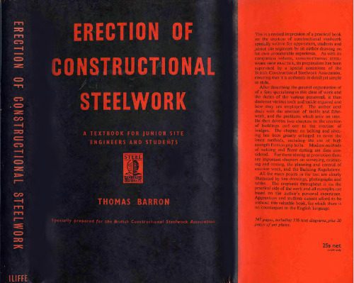 خرید و دانلود نسخه کامل کتاب Erection of constructional steelwork