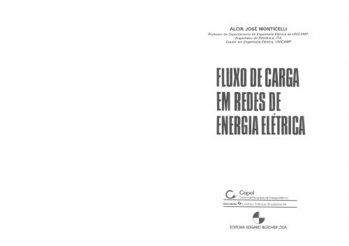 خرید و دانلود نسخه کامل کتاب Fluxo de Carga em Redes de Energia Elétrica