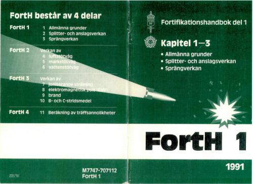 خرید و دانلود نسخه کامل کتاب Fortifikationshandbok. FortH 1