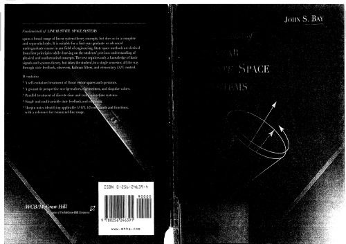 دانلود کتاب Fundamentals of Linear State Space Systems