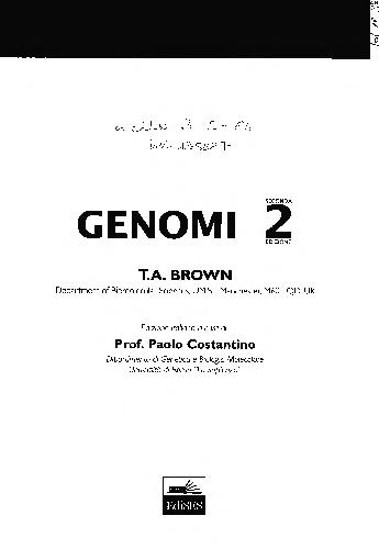 خرید و دانلود نسخه کامل کتاب Genomi. Biologia Molecolare