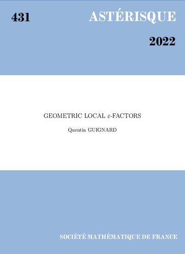خرید و دانلود نسخه کامل کتاب Geometric local ε-factors