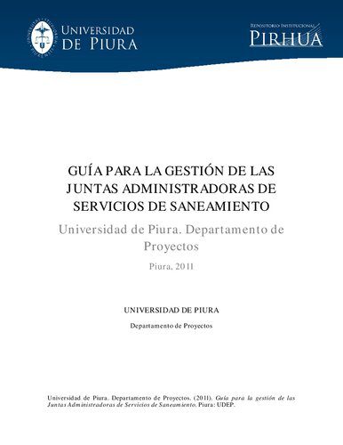 خرید و دانلود نسخه کامل کتاب Guía para la gestión de las Juntas Administradoras de Servicios de Saneamiento (JASS)