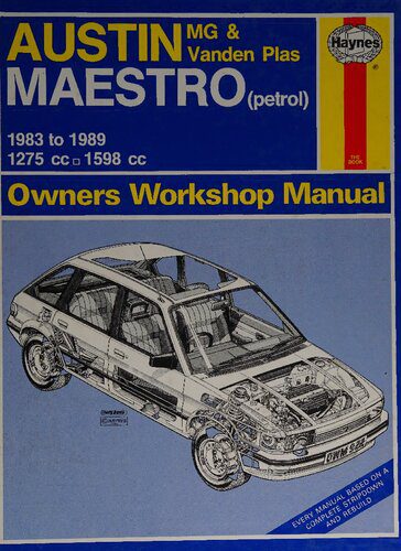 خرید و دانلود نسخه کامل کتاب Haynes Austin Maestro 1983 to 1989 Owners Workshop Manual