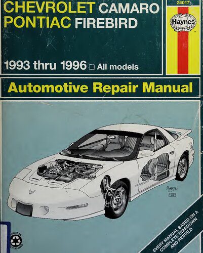 خرید و دانلود نسخه کامل کتاب Haynes Chevrolet Camaro & Pontiac Firebird Automotive Repair Manual