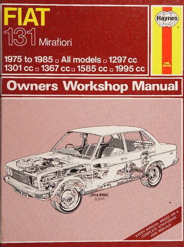 خرید و دانلود نسخه کامل کتاب Haynes Fiat 131 Mirafiori Owners Workhop Manual
