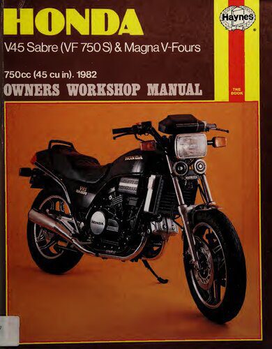 خرید و دانلود نسخه کامل کتاب Haynes Honda V45 Owners Workshop Manual