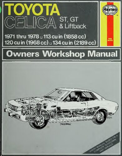 خرید و دانلود نسخه کامل کتاب Haynes Toyota Celica Owners Workshop Manual
