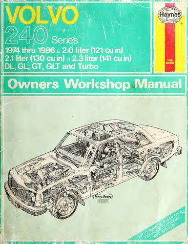 خرید و دانلود نسخه کامل کتاب Haynes Volvo 240 Series 1974 thru 1986 Owners Workshop Manual