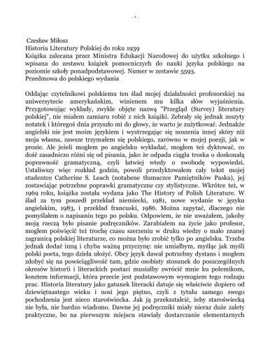 خرید و دانلود نسخه کامل کتاب Historia literatury polskiej do roku 1939