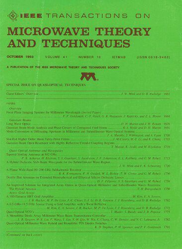 خرید و دانلود نسخه کامل کتاب IEEE MTT-V041-I10 (1993-10)