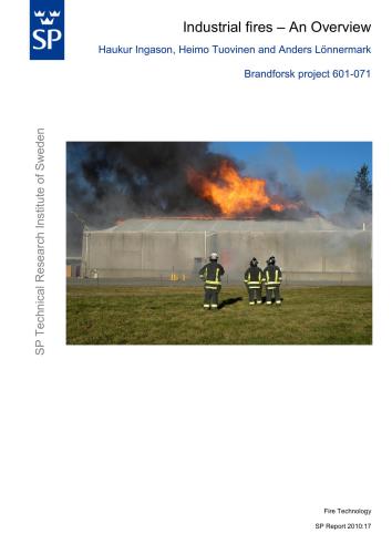 خرید و دانلود نسخه کامل کتاب Industrial fires – An Overview