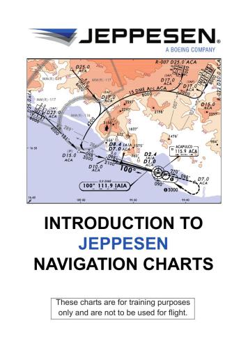 خرید و دانلود نسخه کامل کتاب Introduction to Jeppesen navigation charts