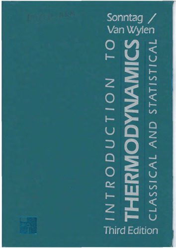 خرید و دانلود نسخه کامل کتاب Introduction to Thermodynamics, Classical and Statistical