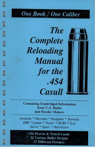 خرید و دانلود نسخه کامل کتاب Loadbooks – 454 Casull
