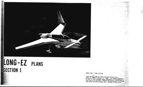 خرید و دانلود نسخه کامل کتاب LongEZ Aircraft Plans: Section I