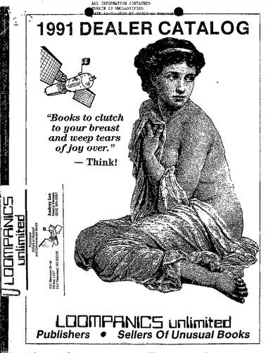 خرید و دانلود نسخه کامل کتاب Loompanics Unlimited 1991 Dealer Catalog