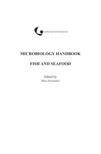 خرید و دانلود نسخه کامل کتاب Microbiology Handbook: Fish and Seafood