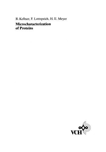خرید و دانلود نسخه کامل کتاب Microcharacterization of Proteins