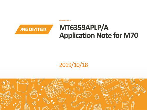 خرید و دانلود نسخه کامل کتاب MT6359APLP/A Application Note for M70