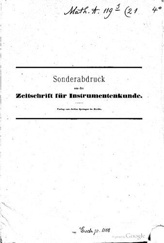 خرید و دانلود نسخه کامل کتاب Neuerungen an nautischen Instrumenten