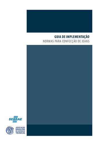 خرید و دانلود نسخه کامل کتاب Normas para confecção de jeans